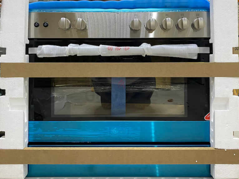 Brand New Lg 5 Burner Gas Cooker 90 x 60 cm FA415RMA Black/Silver