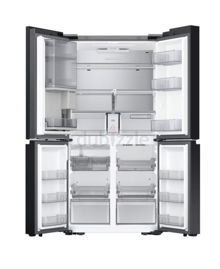 Brand New Samsung 548 Liter Bespoke See Thru Door French Door T Style Fridge RF65DB975E22AE