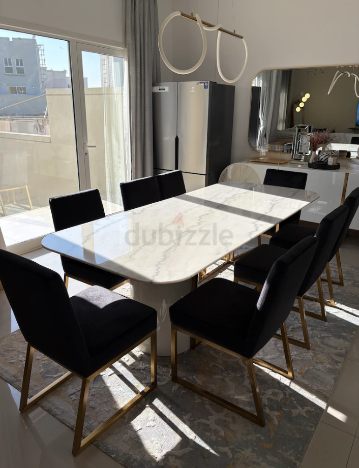 Marble Table 8 seats