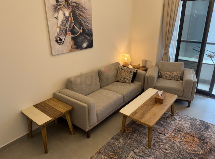 3 sofas 3 tables , curtains