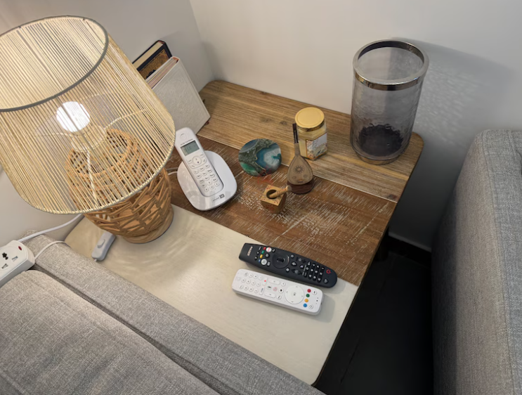 3 sofas 3 tables , curtains