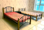 Two single cot for sale Aed 150