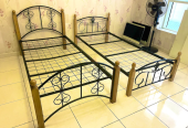 Two single cot for sale Aed 150