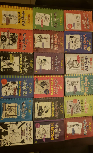 Diary of a wimpy kid book set