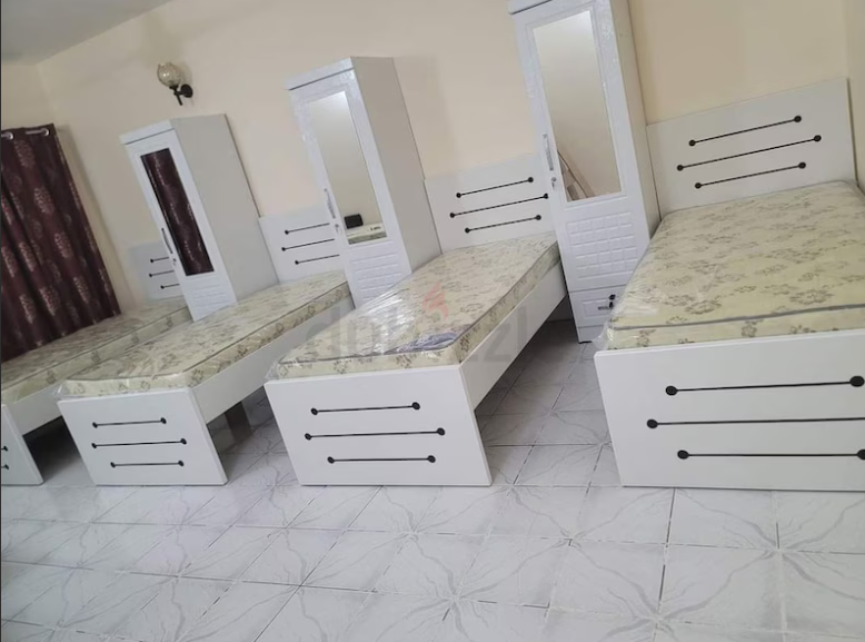 Single size Mdf Solid Wood Bed and Medical Mattress selling Double Size