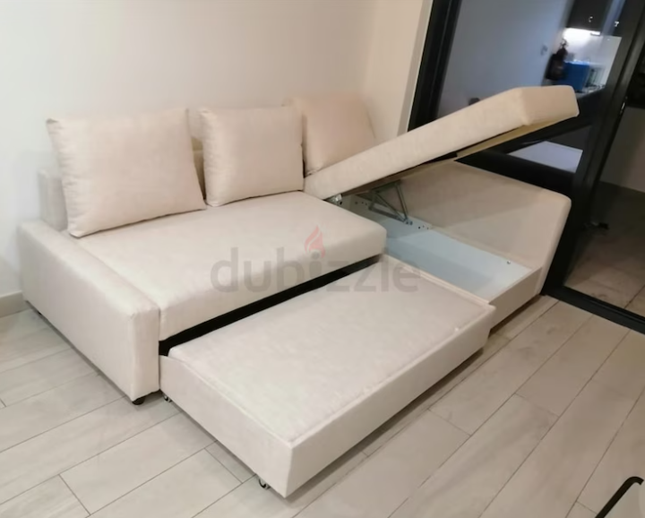 Brand New IKEA Sofa L Shape storage and Bed