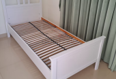 IKEA HEMNES New Single Bed WHITE 200×90