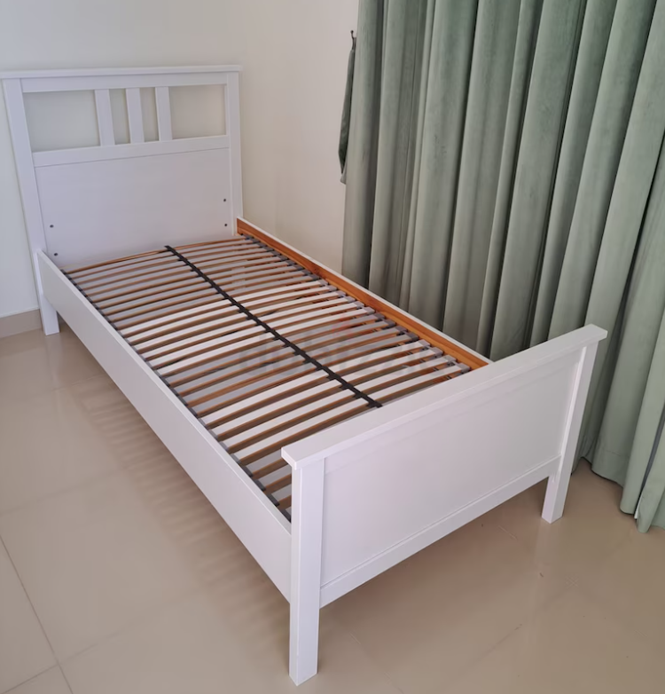IKEA HEMNES New Single Bed WHITE 200×90