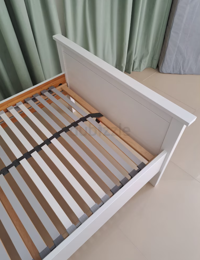 IKEA HEMNES New Single Bed WHITE 200×90