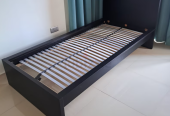 IKEA MALM New Single Bed Black-Brown 200×90.