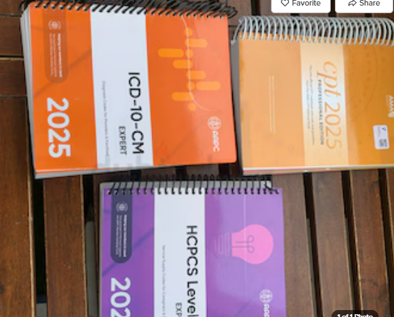 AAPC medical coding BOOKS 2025