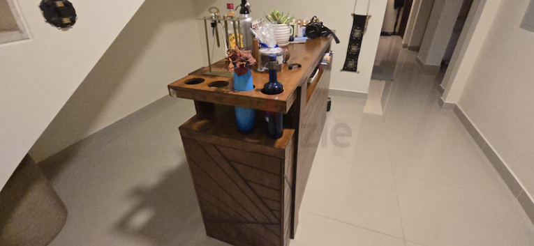 Bar table with 2 bar chairs with back for sale