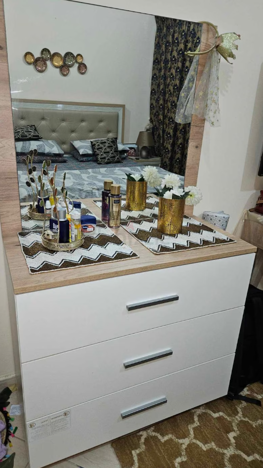 King size bed with wardrobes full set home center