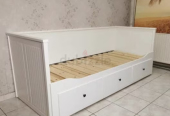 Ikea hemnes daybed with 3 underneath storage drawers and with 2 brand new mattresses