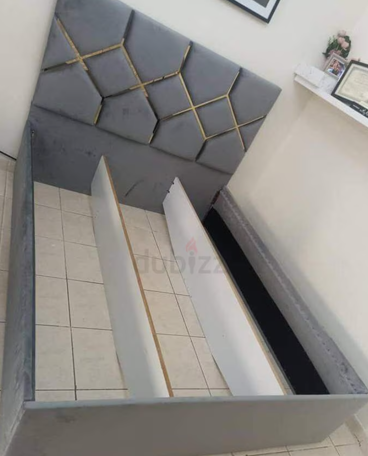 Queen size family Bed With Medical Mattress Solid Fabric Bed Good Quality Selling King size