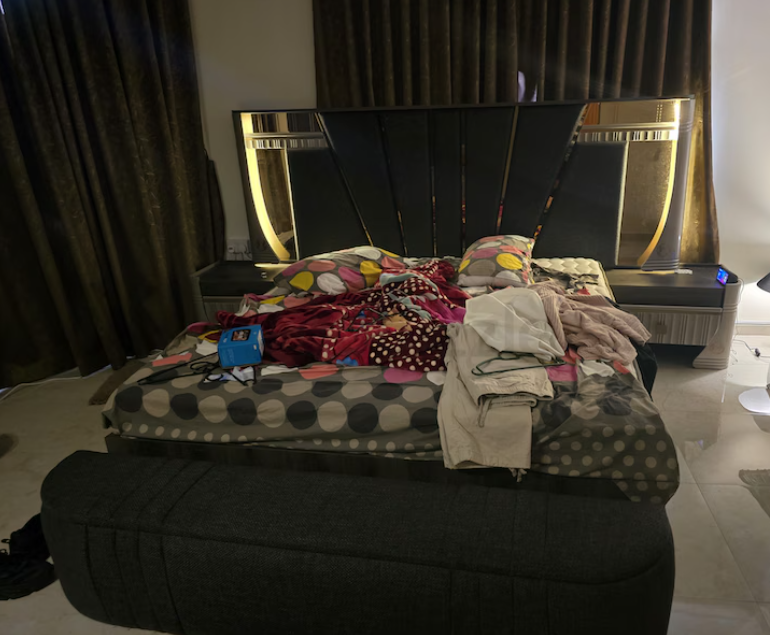 Royal furniture bed set for sale,bought from Royal furniture ajman