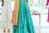 MARIA B. CHIFFON mehndi/party dress