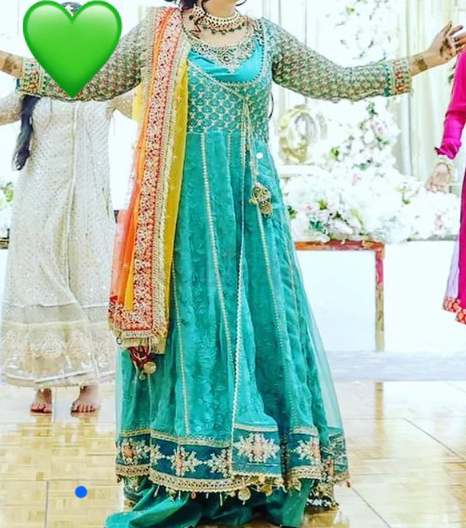 MARIA B. CHIFFON mehndi/party dress