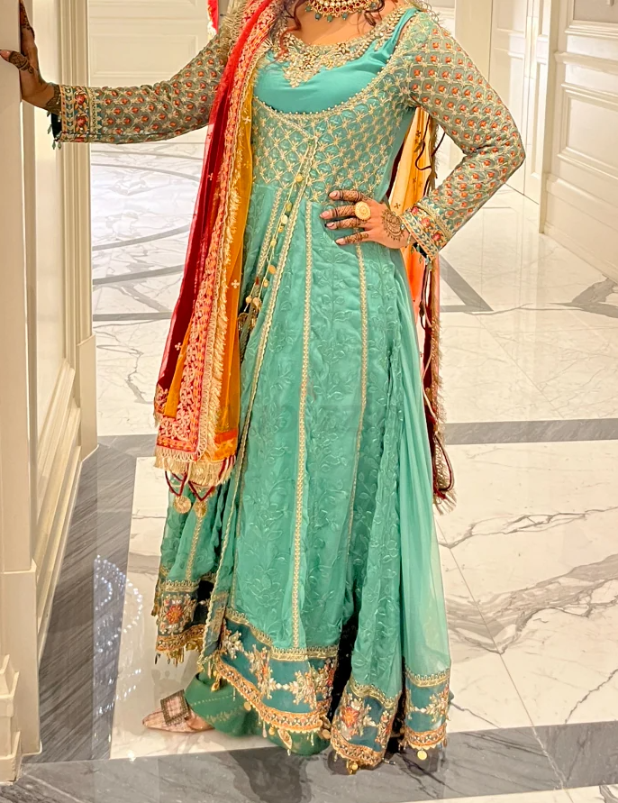 MARIA B. CHIFFON mehndi/party dress