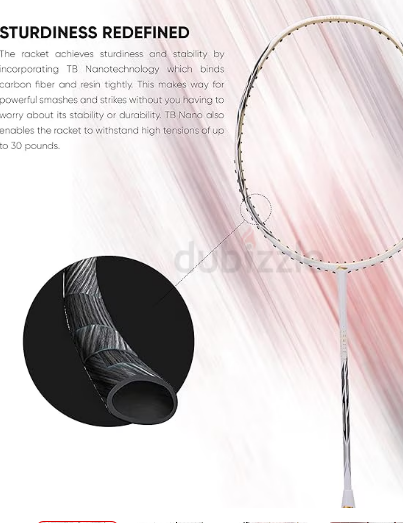 Li-Ning Badminton Racket with Full Cover