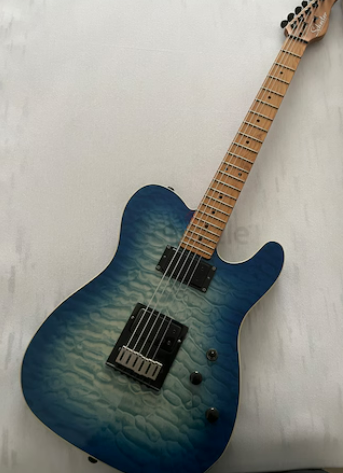 Schecter PT pro blue burst electric guitar