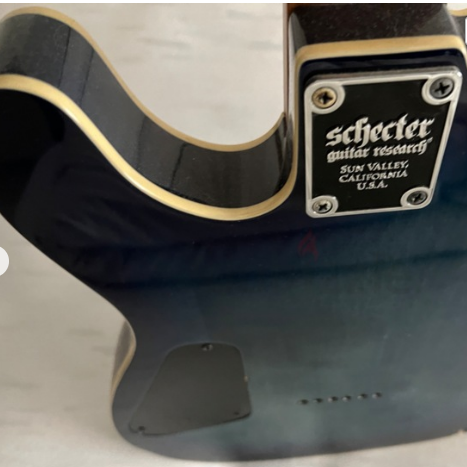 Schecter PT pro blue burst electric guitar