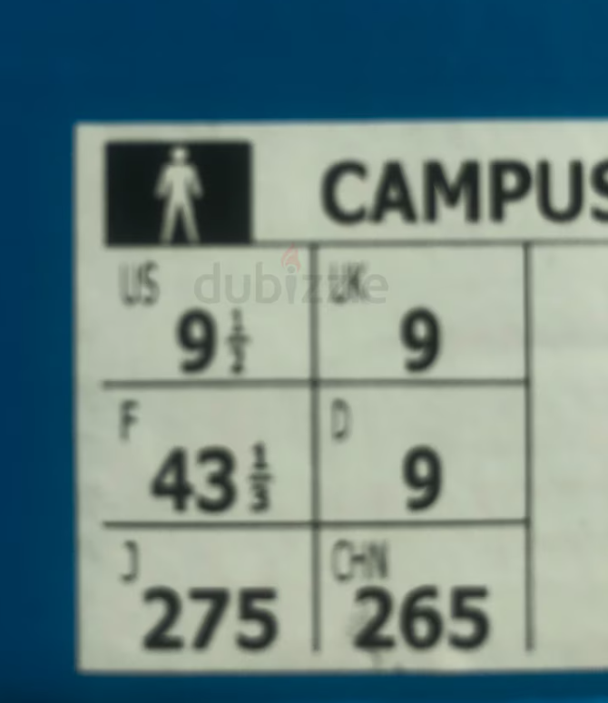 Campus 00s shoes (EU Size 43) (price negotiable)