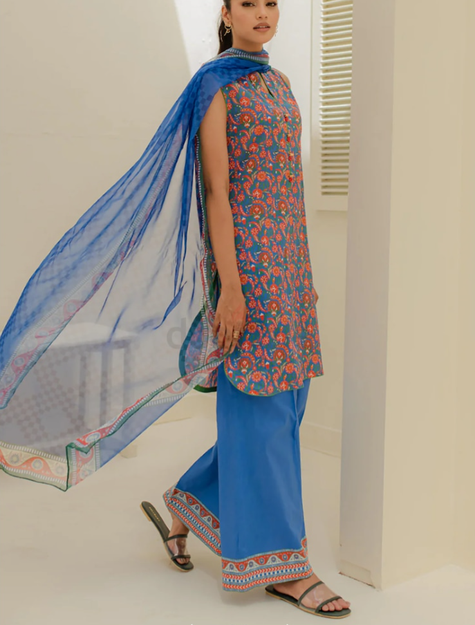 Pakistani branded lawn suit article 2024