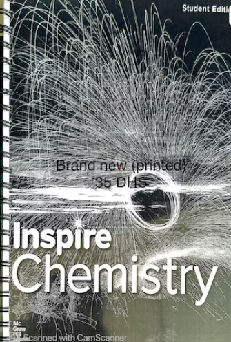 McGraw Hill Inspire Science: Chemistry, G9-12 Student Edition