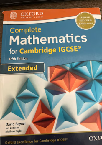 IGCSE Maths extended textbook