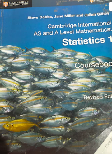 Statistics 1 book for AS and A level