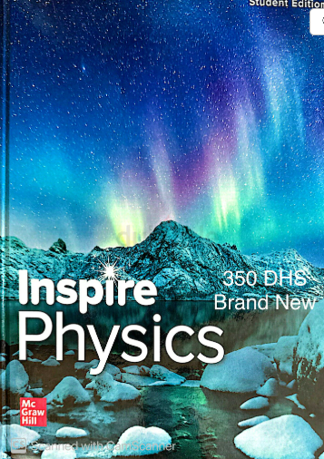 McGraw Hill Inspire Science: Physics, G9-12 Student Edition