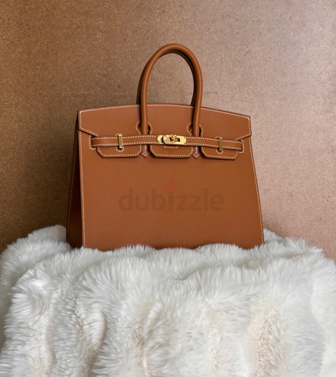Hermes birkin 25 epsom leather bag