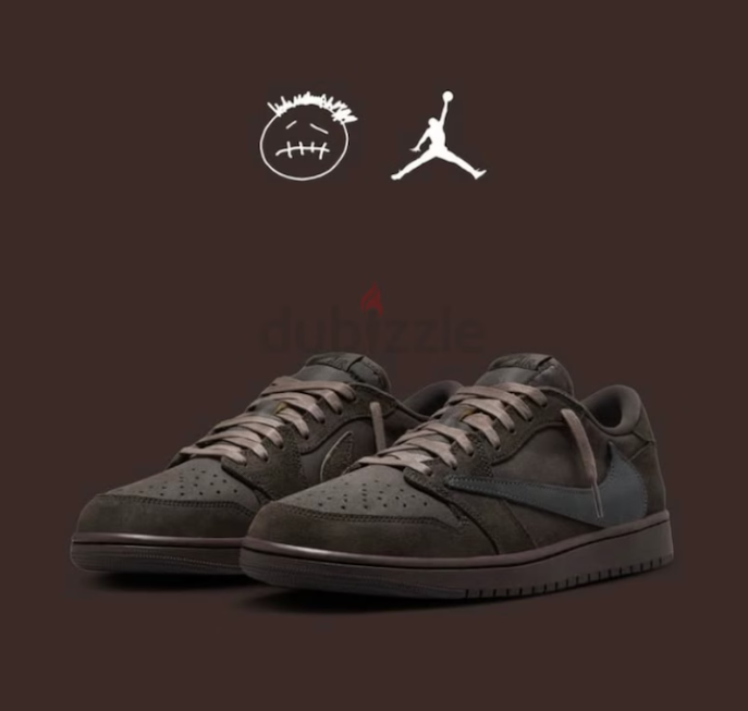 Jordan Travis scott Velvet Brown with receipts