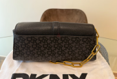 DKNY bag 2024 model – black gray monogram