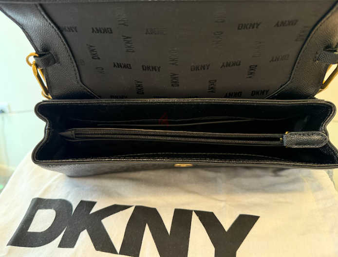 DKNY bag 2024 model – black gray monogram