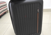 Princess Traveller With Soft Pocket Abs Suitcase Cabin Small Size 20Inch Black