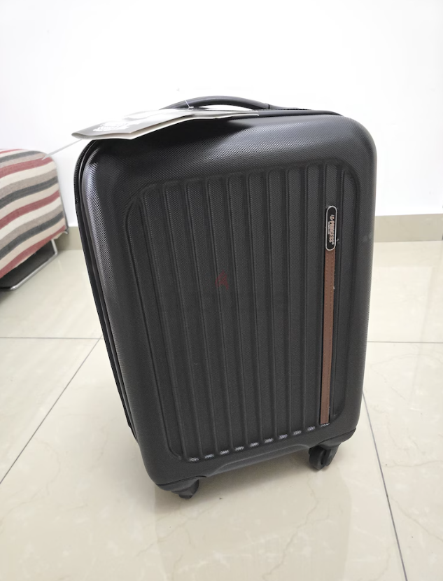 Princess Traveller With Soft Pocket Abs Suitcase Cabin Small Size 20Inch Black