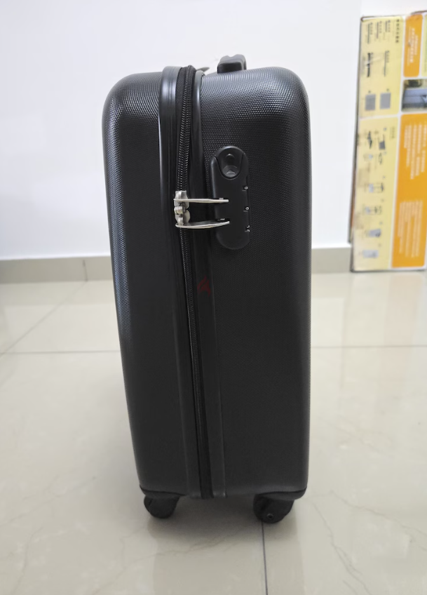 Princess Traveller With Soft Pocket Abs Suitcase Cabin Small Size 20Inch Black