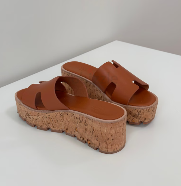Hermes brown Eze 30 sandal