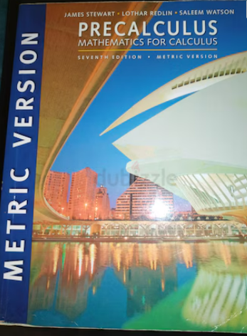 Precalculus math book