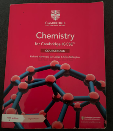 IGCSE Chemistry student and work book