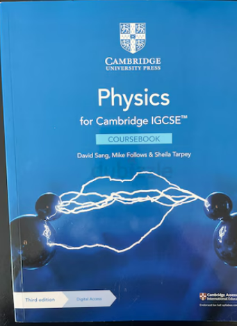 Physics for Cambridge IGCSE COURSEBOOK, Third edition with digital access