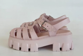 Authentic Prada Monolith Sandals