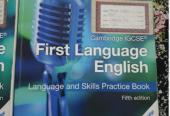 igcse Cambridge first language english textbook and workbook