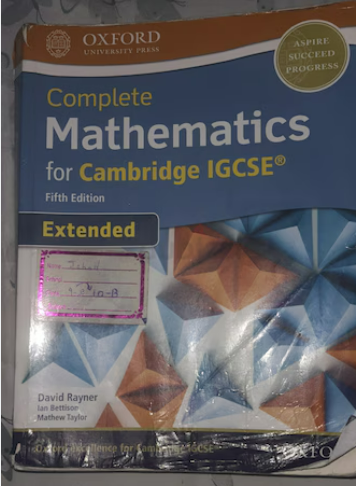 Oxford Complete Mathematics Cambridge IGCSE Fifth Edition