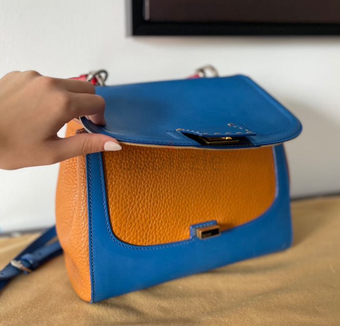 Fendi Silvana Flap Bag AUTHENTIC