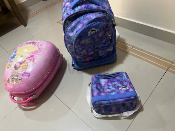 School bags, tedbaker signature bag, teavel bag