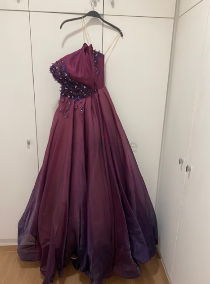 Dress – Cocktail Gown – Purple Burgundy