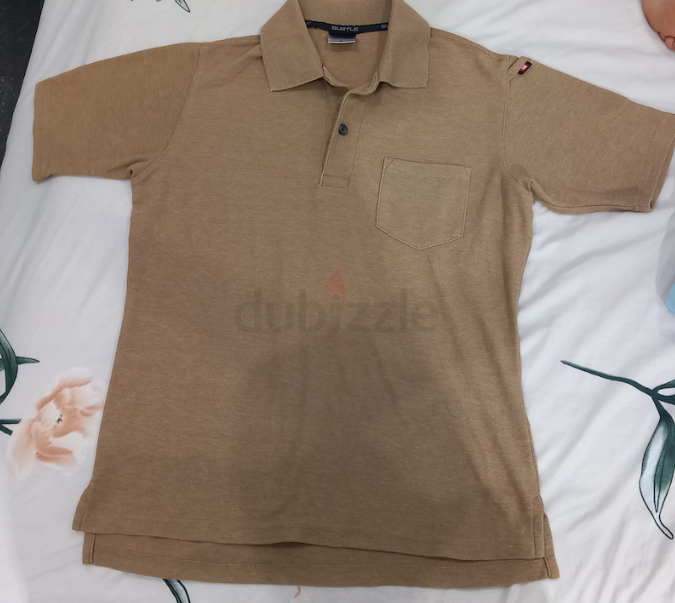 Brown polo shirt, size 11-12 years